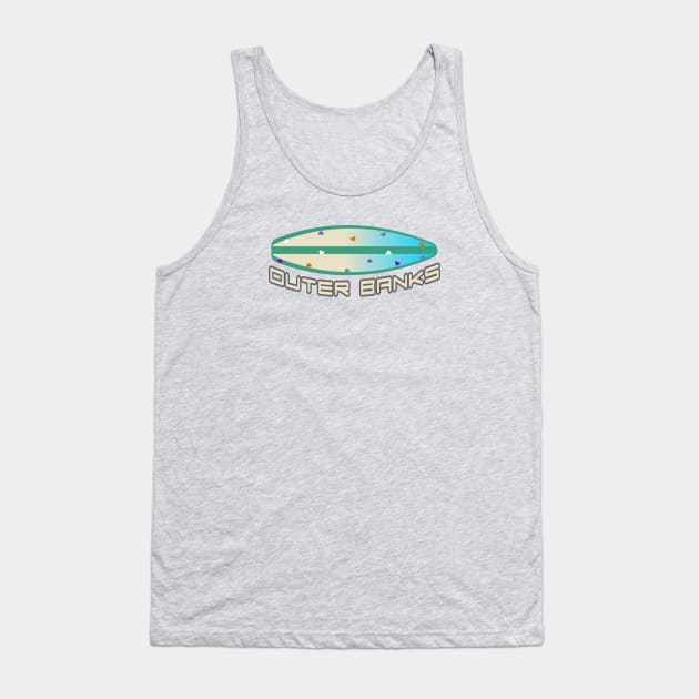 Outer banks north carolina surfing Tank Top by Oosters